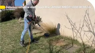 Avis Consommateur : Débroussailleuse électrique Mac Allister MBCP 1000 W 30 cm | Castorama