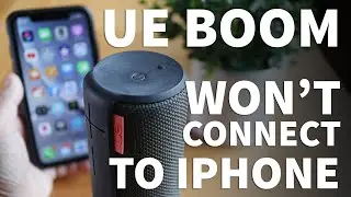 UE Boom Not Connecting to iPhone - UE Boom Speaker Won’t Connect to Bluetooth