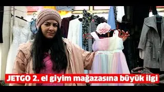 Kütahya'da açılan 2.el giyim mağazası Jetgo'ya büyük ilgi