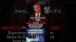 Supreme Court Strikes Blow to Biden’s Student Loan Cancellation Plan #studentdebtrelief #shorts
