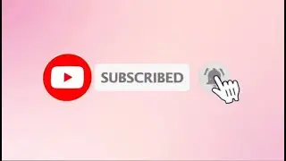 Subscribe Button with sound effect (pink)