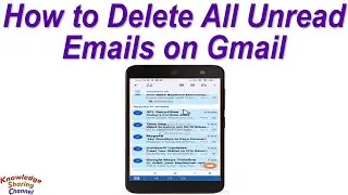 How to Delete All Unread Emails on Gmail ! How to Select All Unread Emails in Gmail