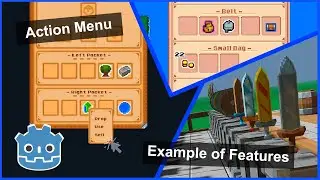 Godot 3 Inventory Tutorial | Item Action Menu & How I Add Features | Part 10
