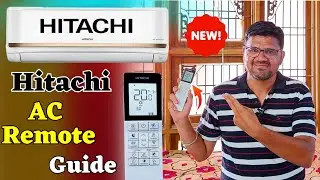 Hitachi AC Remote Functions in Hindi ⚡ Hitachi AC Remote Tutorial⚡ How to Use Hitachi AC Remote 2023