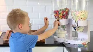 Double Cereal Dispensers With Portion Control