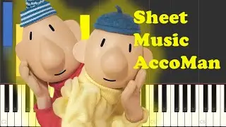 Pat And Mat Theme Song Piano Sheet Music EASY