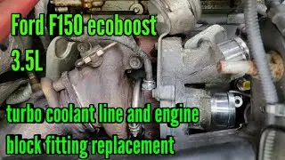 Ford f-150 3.5l ecoboost coolant leak | passenger side coolant leak | 2013 f-150 ecoboost