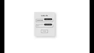 Stylish Login Form with pure html and css only | No javascript