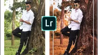 Moody Orange Lightroom editing tutorial - Lightroom Moody Orange Color Correction Mixer tool