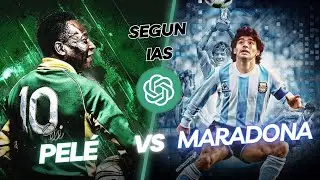 ¿QUIEN ES MEJOR SEGUN LA IA, MARADONA O PELE?