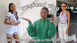 VLOG: how I create content as a microinfluencer + lets catch up!!! ft. London Virgin Hair
