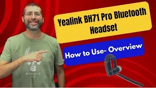 How to use Yealink BH71 Pro Wireless Headset - Overview