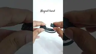 mens leather band with magnet lock. #menshandbands #leatherbands #boysbands #magnethandbands #mens