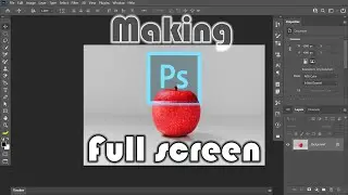How to make photoshop full screen? 