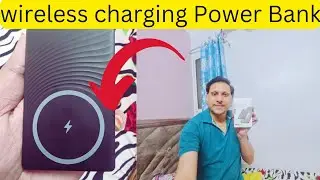 new power bank wireless charger aap kuchh hi minuton mein apna phone charge Karen 📍👍