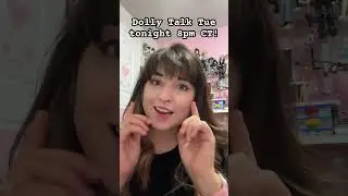 Dolly Talk Tue tonight 8pm CT!!! #abjd #bjd #balljointeddolls #balljointeddoll #bjddolls