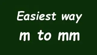 ✅  Convert Meter to Milimeter (m to mm) - Example and Formula