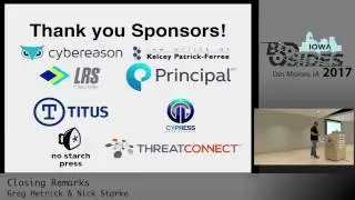 BSidesIA 2017: Closing Remarks