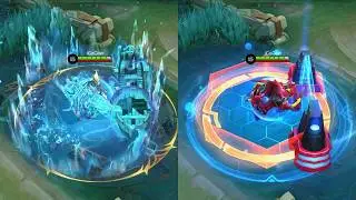Grock Collector Titans SKIN VS Codename:Rhino EPIC SKIN COMPARISON - Mobile Legends