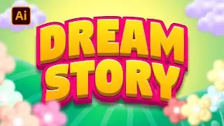 This is How to Create Live Text Effects in Adobe Illustrator | Dream Story Text Effect