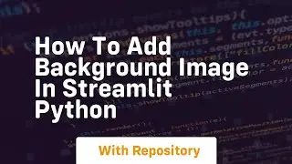 how to add background image in streamlit python