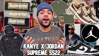 YEEZY x JORDAN Collab?! Supreme SS22 Burberry Box Logo & Dunk Panda Restock