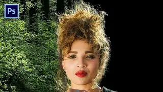 How To Crop Out Hair On Photoshop #Shorts