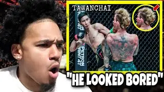 Muay Thai Phenom Tawanchai’s BRUTAL WALK-OFF KO Of Sean Clancy 😵 | REACTION