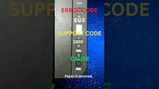 E03 | Canon pixma printer error codes and causes 