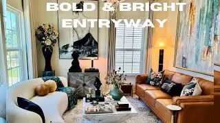 NEW*2024 ENTRYWAY DECORATING IDEAS USING BOLD & BRIGHT FALL COLORS