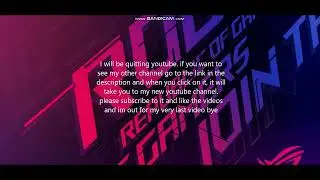 my very last video