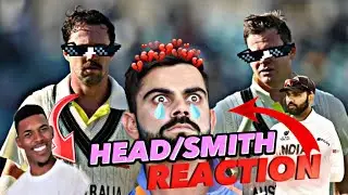 Head &Smith Funny Reaction👀 #wtcfinal #stevesmith #travishead #indvsaus