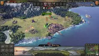 Knights of Honor II: Sovereign Gameplay Español 4k 60fps 🎮 PRIMER CONTACTO revisando el mapa