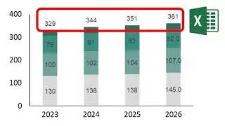 How to add data labels above stacked column chart in Excel 2026?