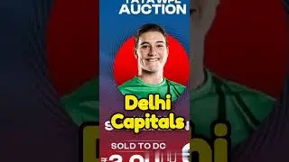 Most Expensive Players In WPL 2024 auction | WPL 2024 Sold Players List 