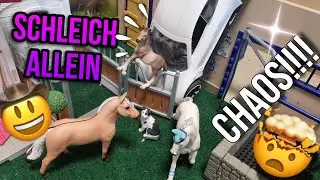 Schleich allein zu Haus🤯🤠komplettes Chaos😂