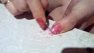 Снятие гель лака в домашних условиях.
