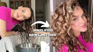 Bowl Method Wavy/Curly Hair | simplified 😻