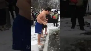 Colby Football - 2017 Polar Bear Dip