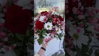 Самый заказываемый состав.💁‍♀️ #букет #упаковка #flowers #флористика #цветы #флористикадляначинающих