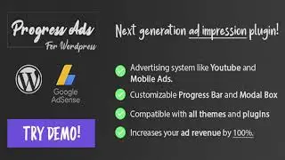 Progress Ads - WordPress Skippable Ads Plugin | Codecanyon Scripts and Snippets