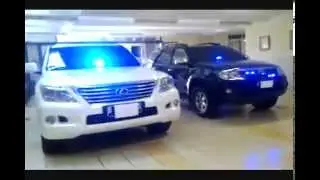Indonesian Unmarked Lexus and Fortuner with Whelen Howler