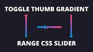 SpeedCode | CSS Slider Gradient UI Using JavaScript | HTML
