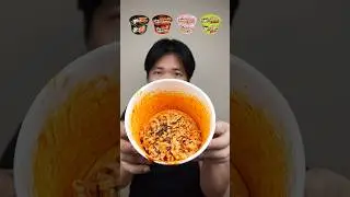 EATING VARIOUS SAMYANG BOWL NOODLES 