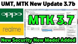 UMT,UMT Pro MTK Latest Setup 3.7b, New Update Download Oppo Realme New Security Added
