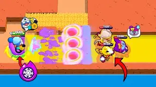 0.1% CHANCE TO SURVIVE! GALE's HYPERCHARGE! | Brawl Stars 2024 Funny Moments & Glitches & Fails 1222