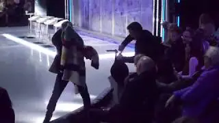 Kurt Browning returns Donald Jackson's Olympic coat (w/ Elvis Stojko)