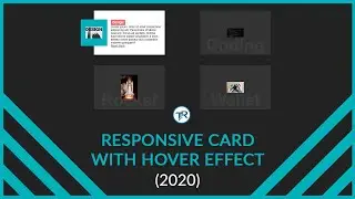 RESPONSIVE CARD WITH ADVANCE CSS3 (2020) | CSS ADVANCE HOVER EFFECT