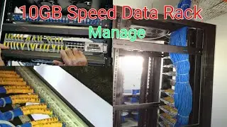 How to Manage Data Rack | Network Cable Punch and Tagging | Ethernet Cable Manag | Tech Show