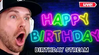 🔴LIVE - BIRTHDAY STREAM!!! 🎉🎉🎉 Live Streak Day 13